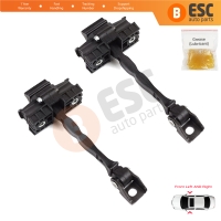 2 Pieces Front Door Hinge Brake Stop Check Strap Limiter for VW Polo MK5 6R 6C 60 61 2009-2022 4/5 Door MK4 9A 9N Sedan 6R4837249