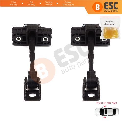 2 Pieces Front Door Hinge Brake Stop Check Strap Limiter for VW Polo MK5 6R 6C 60 61 2009-2022 4/5 Door MK4 9A 9N Sedan 6R4837249