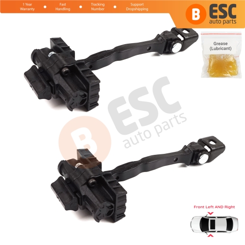 2 Pieces Front Door Hinge Brake Stop Check Strap Limiter for VW Polo MK5 6R 6C 60 61 2009-2022 4/5 Door MK4 9A 9N Sedan 6R4837249