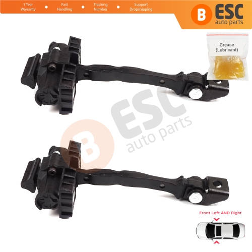 2 Pieces Front Door Hinge Brake Stop Check Strap Limiter for VW Polo MK5 6R 6C 60 61 2009-2022 4/5 Door MK4 9A 9N Sedan 6R4837249