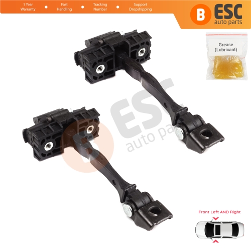 2 Pieces Front Door Hinge Brake Stop Check Strap Limiter for VW Polo MK5 6R 6C 60 61 2009-2022 4/5 Door MK4 9A 9N Sedan 6R4837249