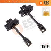 2 Pieces Rear Door Hinge Brake Stop Check Strap Limiter for VW Polo MK5 6R 6C 60 61 2009-2022 4/5 Door 6R4839249C