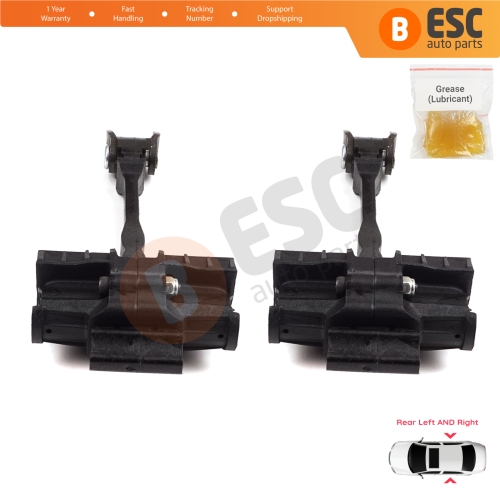 2 Pieces Rear Door Hinge Brake Stop Check Strap Limiter for VW Polo MK5 6R 6C 60 61 2009-2022 4/5 Door 6R4839249C