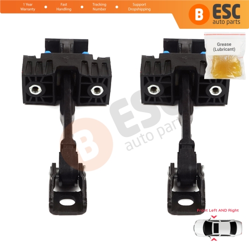 2 Pieces Front Door Hinge Brake Stop Check Strap Limiter for VW Amarok MK1 2H S1 S6 S7 2010-2024 4-Door 2H0837249
