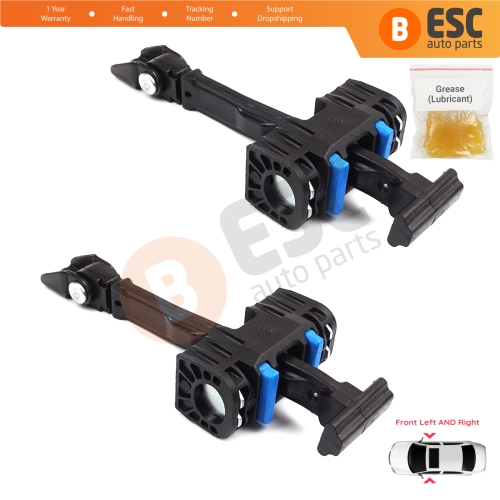 2 Pieces Front Door Hinge Brake Stop Check Strap Limiter for VW Amarok MK1 2H S1 S6 S7 2010-2024 4-Door 2H0837249