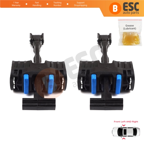 2 Pieces Front Door Hinge Brake Stop Check Strap Limiter for VW Amarok MK1 2H S1 S6 S7 2010-2024 4-Door 2H0837249