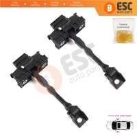 2 Pieces Front Door Hinge Brake Stop Check Strap Limiter for VW UP! Skoda Citigo Seat Mii 2011-2024 5-Door Hatchback 1S0837249
