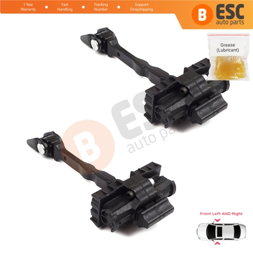 2 Pieces Front Door Hinge Brake Stop Check Strap Limiter for VW UP! Skoda Citigo Seat Mii 2011-2024 5-Door Hatchback 1S0837249