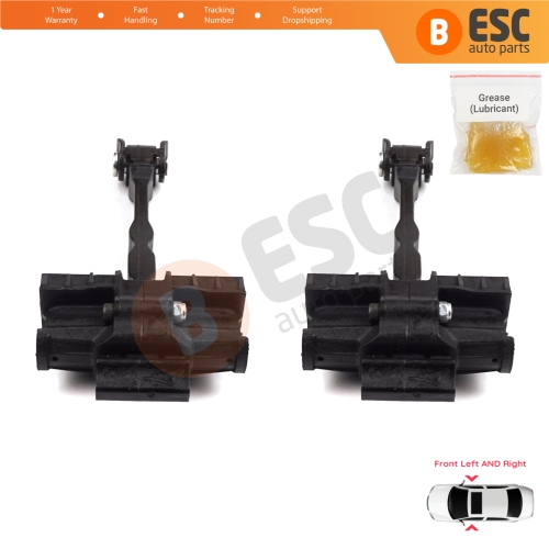 2 Pieces Front Door Hinge Brake Stop Check Strap Limiter for VW UP! Skoda Citigo Seat Mii 2011-2024 5-Door Hatchback 1S0837249