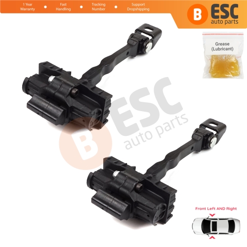 2 Pieces Front Door Hinge Brake Stop Check Strap Limiter for VW UP! Skoda Citigo Seat Mii 2011-2024 5-Door Hatchback 1S0837249