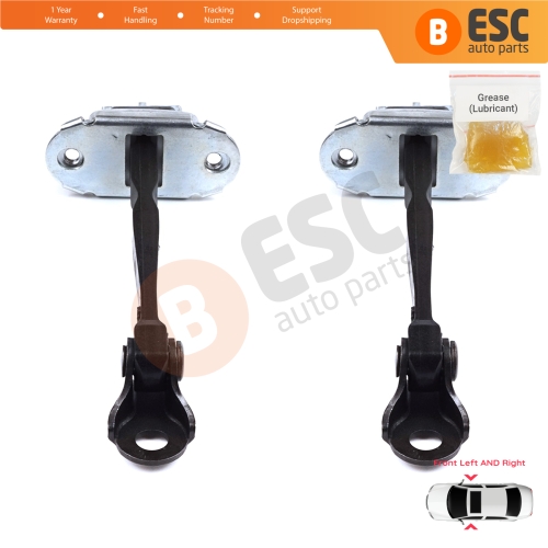 2 Pieces Front Door Hinge Brake Stop Check Strap Limiter for Toyota Corolla E11 Sprinter MK8 Carib MK3 1995-2002 4/5 Door 6862012060