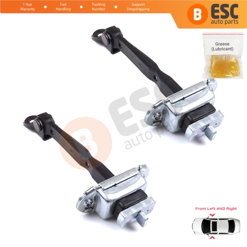 2 Pieces Front Door Hinge Brake Stop Check Strap Limiter for Toyota Corolla E11 Sprinter MK8 Carib MK3 1995-2002 4/5 Door 6862012060