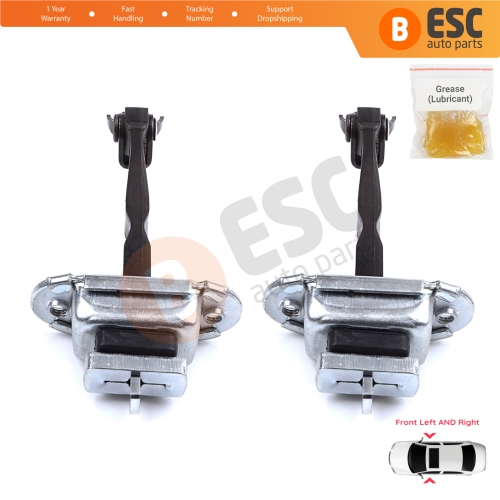 2 Pieces Front Door Hinge Brake Stop Check Strap Limiter for Toyota Corolla E11 Sprinter MK8 Carib MK3 1995-2002 4/5 Door 6862012060