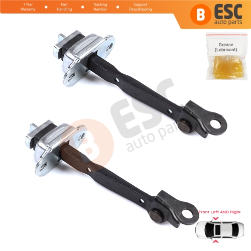2 Pieces Front Door Hinge Brake Stop Check Strap Limiter for Toyota Corolla E11 Sprinter MK8 Carib MK3 1995-2002 4/5 Door 6862012060