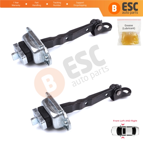 2 Pieces Front Door Hinge Brake Stop Check Strap Limiter for Toyota Corolla MK11 Auris MK2 E18 E180 2012-2018 6861002242