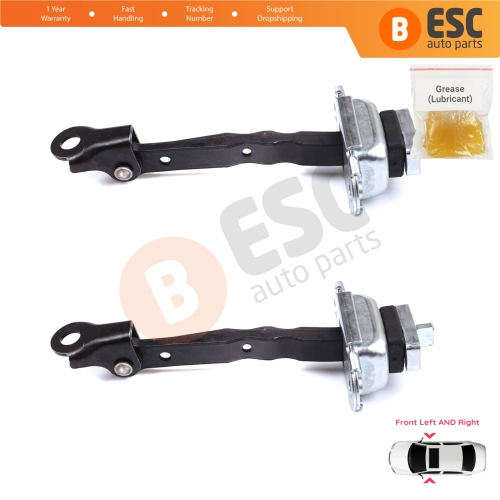 2 Pieces Front Door Hinge Brake Stop Check Strap Limiter for Toyota Corolla MK11 Auris MK2 E18 E180 2012-2018 6861002242