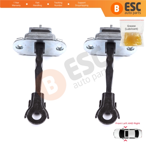 2 Pieces Front Door Hinge Brake Stop Check Strap Limiter for Toyota Corolla MK11 Auris MK2 E18 E180 2012-2018 6861002242