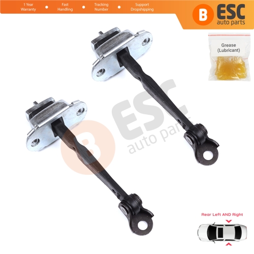 2 Pieces Rear Door Hinge Brake Stop Check Strap Limiter for Toyota Corolla MK11 Auris MK2 E18 E180 2012-2018 6863002250