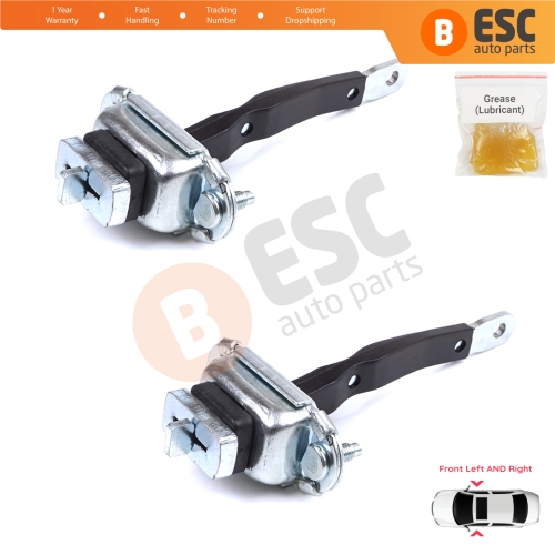 2 Pieces Front Door Hinge Brake Stop Check Strap Limiter for Toyota Avensis MK1 T22 Caldina Carina Corona Premio T210 1997-2003 4/5 Door 6861020180