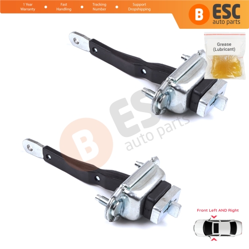 2 Pieces Front Door Hinge Brake Stop Check Strap Limiter for Toyota Avensis MK1 T22 Caldina Carina Corona Premio T210 1997-2003 4/5 Door 6861020180