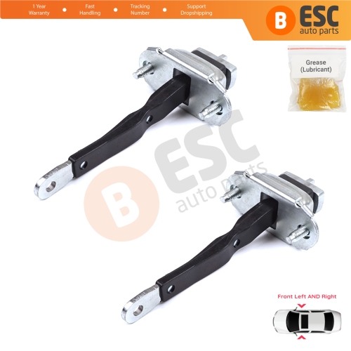 2 Pieces Front Door Hinge Brake Stop Check Strap Limiter for Toyota Avensis MK1 T22 Caldina Carina Corona Premio T210 1997-2003 4/5 Door 6861020180