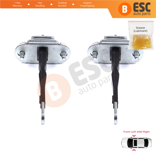 2 Pieces Front Door Hinge Brake Stop Check Strap Limiter for Toyota Avensis MK1 T22 Caldina Carina Corona Premio T210 1997-2003 4/5 Door 6861020180