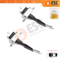2 Pieces Front Door Hinge Brake Stop Check Strap Limiter for Toyota Hilux MK6 N1 1997-2005 Pickup Truck 6861035050