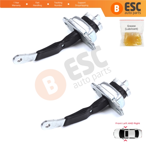 2 Pieces Front Door Hinge Brake Stop Check Strap Limiter for Toyota Hilux MK6 N1 1997-2005 Pickup Truck 6861035050