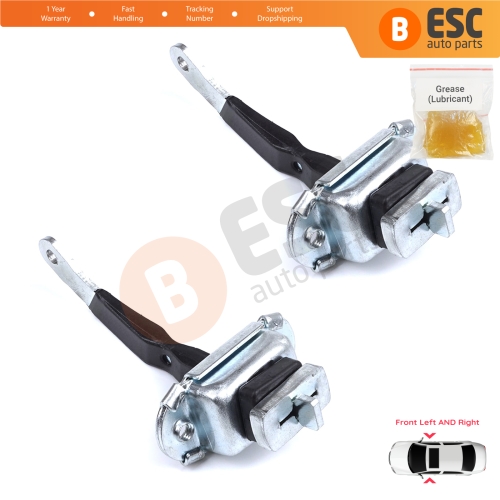 2 Pieces Front Door Hinge Brake Stop Check Strap Limiter for Toyota Hilux MK6 N1 1997-2005 Pickup Truck 6861035050
