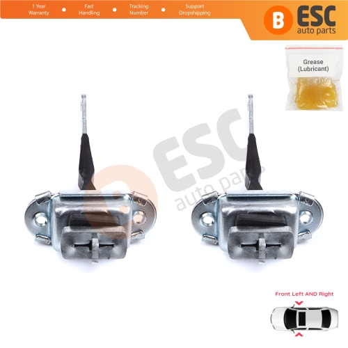 2 Pieces Front Door Hinge Brake Stop Check Strap Limiter for Toyota Hilux MK6 N1 1997-2005 Pickup Truck 6861035050