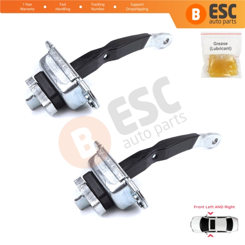 2 Pieces Front Door Hinge Brake Stop Check Strap Limiter for Toyota Hilux MK6 N1 1997-2005 Pickup Truck 6861035050
