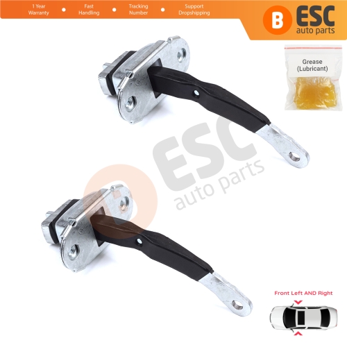 2 Pieces Front Door Hinge Brake Stop Check Strap Limiter for Toyota Hilux MK6 N1 1997-2005 Pickup Truck 6861035050