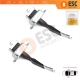 2 Pieces Front Door Hinge Brake Stop Check Strap Limiter for Toyota Hilux MK6 N1 1997-2005 Pickup Truck 6861035050