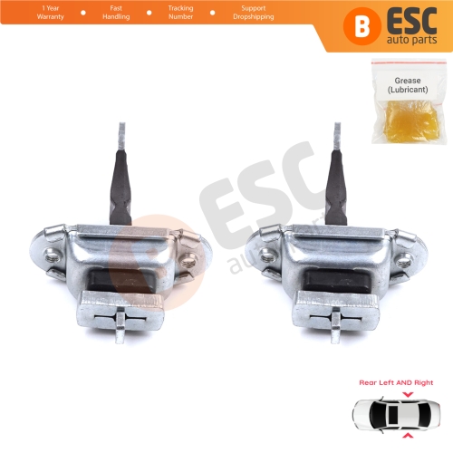 2 Pieces Rear Door Hinge Brake Stop Check Strap Limiter for Toyota Hilux MK6 N1 1997-2005 Pickup Truck 6863035050