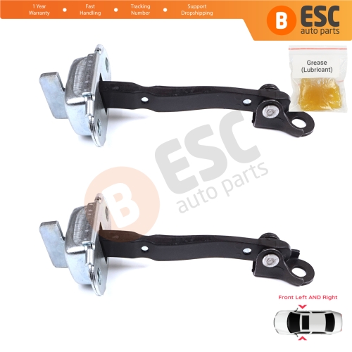 2 Pieces Front Door Hinge Brake Stop Check Strap Limiter for Toyota Hilux MK7 N1 N2 N3 Fortuner MK1 N5 N6 2004-2015 686100K012