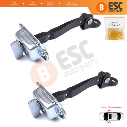2 Pieces Front Door Hinge Brake Stop Check Strap Limiter for Toyota Hilux MK7 N1 N2 N3 Fortuner MK1 N5 N6 2004-2015 686100K012