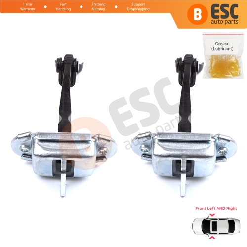 2 Pieces Front Door Hinge Brake Stop Check Strap Limiter for Toyota Hilux MK7 N1 N2 N3 Fortuner MK1 N5 N6 2004-2015 686100K012