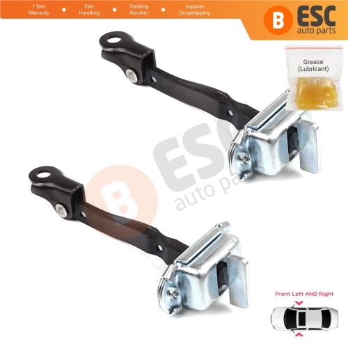 2 Pieces Front Door Hinge Brake Stop Check Strap Limiter for Toyota Hilux MK7 N1 N2 N3 Fortuner MK1 N5 N6 2004-2015 686100K012