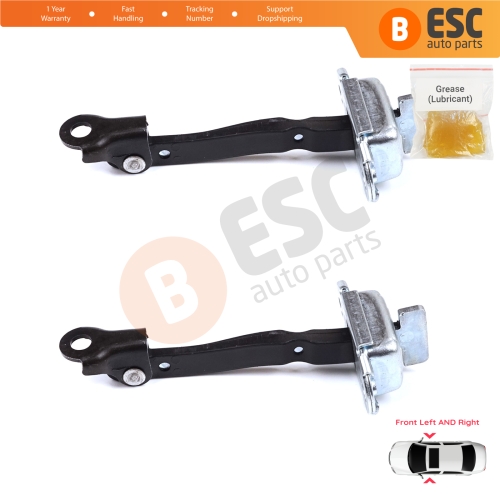 2 Pieces Front Door Hinge Brake Stop Check Strap Limiter for Toyota Hilux MK7 N1 N2 N3 Fortuner MK1 N5 N6 2004-2015 686100K012