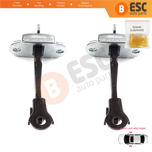 2 Pieces Front Door Hinge Brake Stop Check Strap Limiter for Toyota Hilux MK7 N1 N2 N3 Fortuner MK1 N5 N6 2004-2015 686100K012