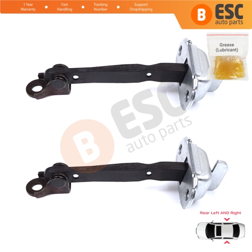 2 Pieces Rear Door Hinge Brake Stop Check Strap Limiter for Toyota Hilux MK7 N1 N2 N3 Fortuner MK1 N5 N6 2004-2015 686300K011