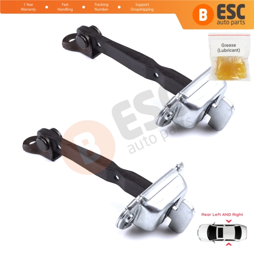 2 Pieces Rear Door Hinge Brake Stop Check Strap Limiter for Toyota Hilux MK7 N1 N2 N3 Fortuner MK1 N5 N6 2004-2015 686300K011