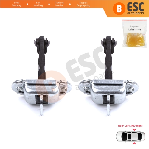 2 Pieces Rear Door Hinge Brake Stop Check Strap Limiter for Toyota Hilux MK7 N1 N2 N3 Fortuner MK1 N5 N6 2004-2015 686300K011
