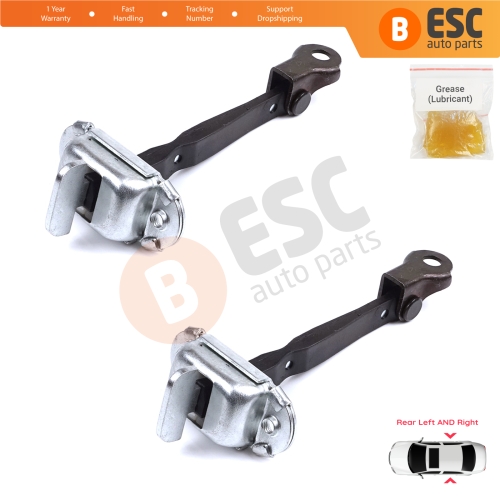2 Pieces Rear Door Hinge Brake Stop Check Strap Limiter for Toyota Hilux MK7 N1 N2 N3 Fortuner MK1 N5 N6 2004-2015 686300K011