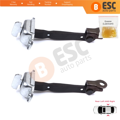 2 Pieces Rear Door Hinge Brake Stop Check Strap Limiter for Toyota Hilux MK7 N1 N2 N3 Fortuner MK1 N5 N6 2004-2015 686300K011