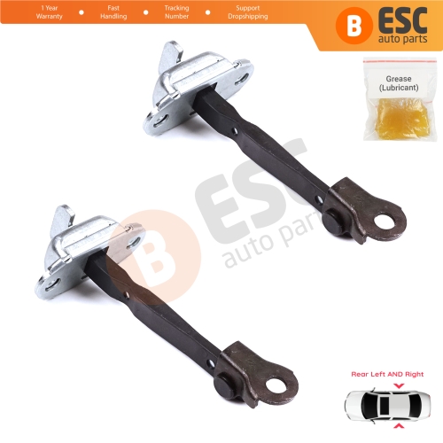 2 Pieces Rear Door Hinge Brake Stop Check Strap Limiter for Toyota Hilux MK7 N1 N2 N3 Fortuner MK1 N5 N6 2004-2015 686300K011
