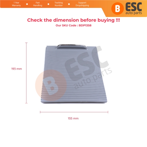 Armrest Center Console Cup Holder Roller Cover Gray For VW Passat B6 3C B7 CC Magotan 3CD857503