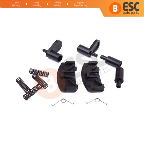 Side Sliding Window Glass Latch Opener Grip Button Set for Ford Transit MK8 T18 V363 2013-On MWB LWB  XLWB BK31-B25700-A