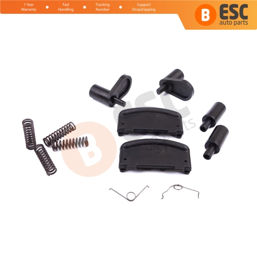 Side Sliding Window Glass Latch Opener Grip Button Set for Ford Transit MK8 T18 V363 2013-On MWB LWB  XLWB BK31-B25700-A