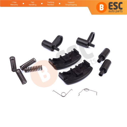 Side Sliding Window Glass Latch Opener Grip Button Set for Ford Transit MK8 T18 V363 2013-On MWB LWB  XLWB BK31-B25700-A